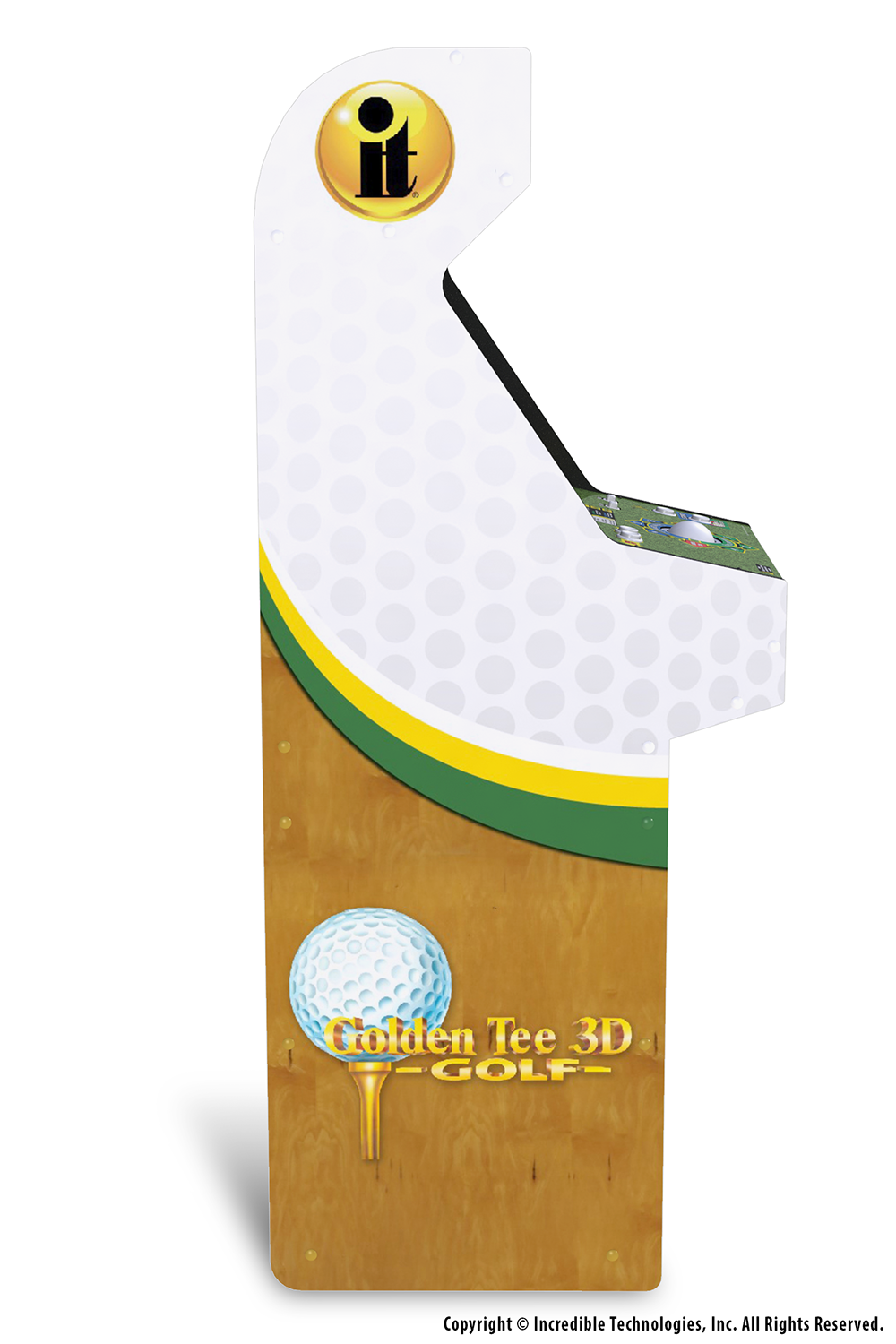Golden Tee 3D 35th Anniversary Deluxe Arcade Machine
